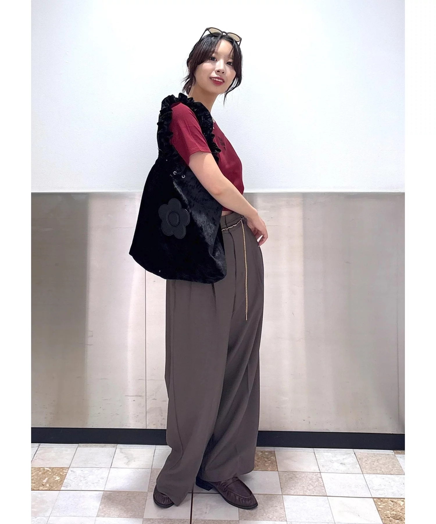 日本預訂📍日本限定VIS x Mary Quant聯乘系列 - 絨面手袋 不包郵 2026年12月中旬出貨