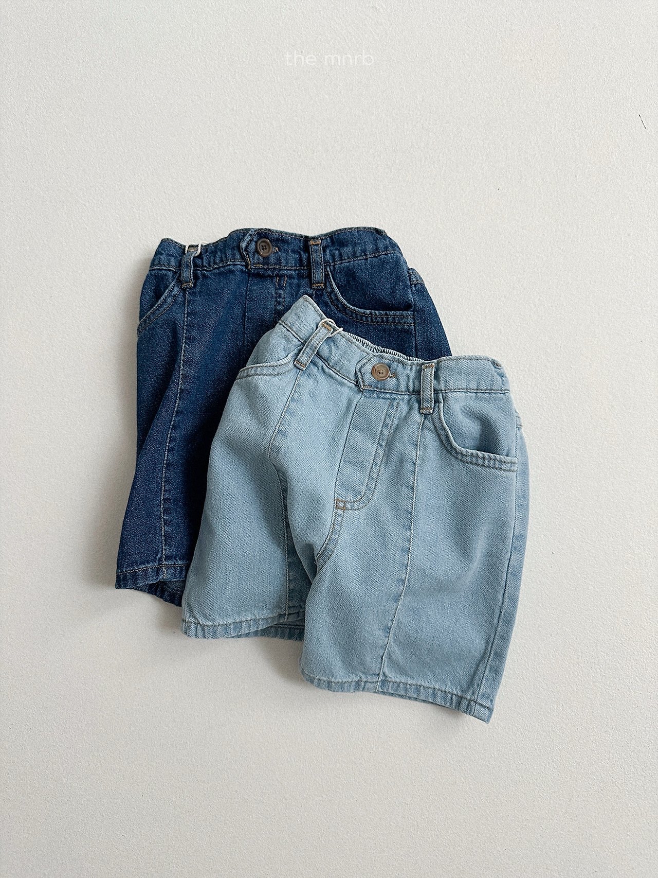 Minirobe | Denim shorts(Deep blue XL100-110) 