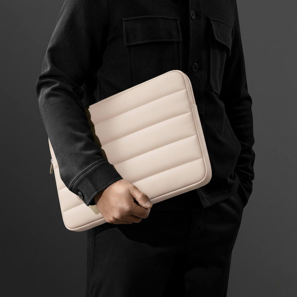 13 / 15.6 Inch Mister Right Puffy Laptop Sleeve