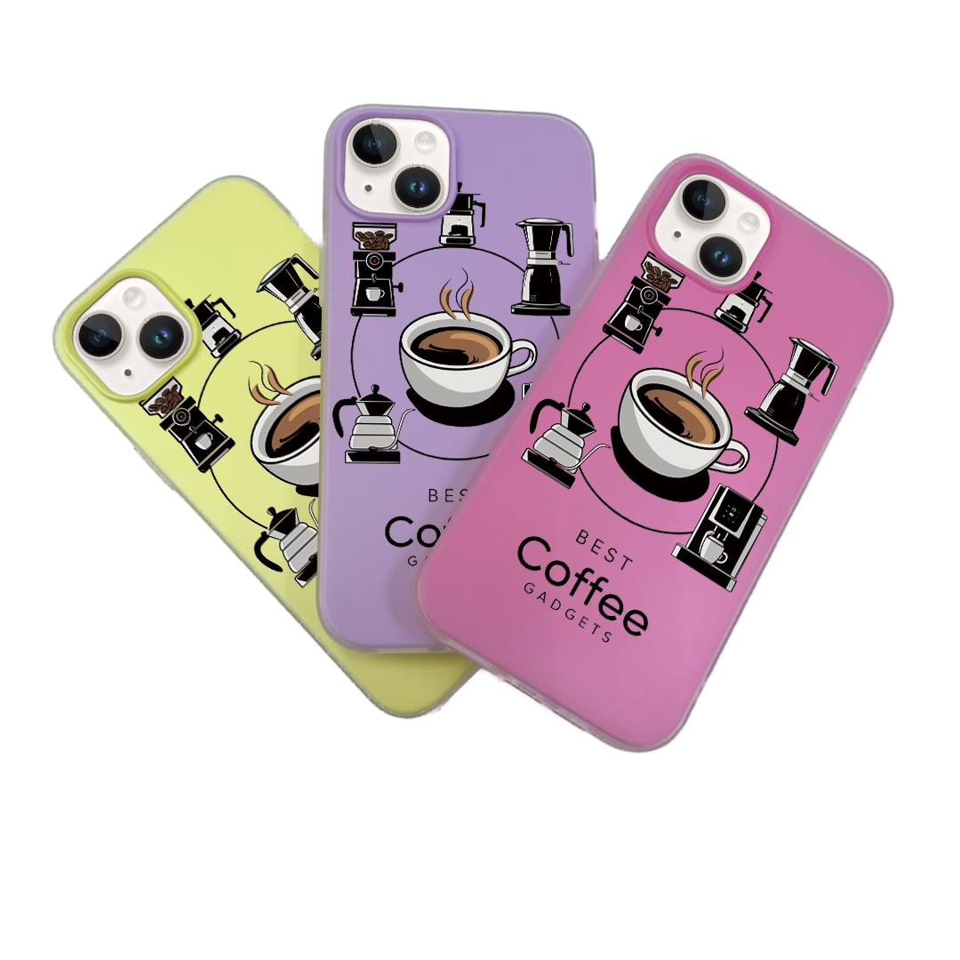 JELLY CASE PHONE FOR IPHONE - DESIGN COFFEE C