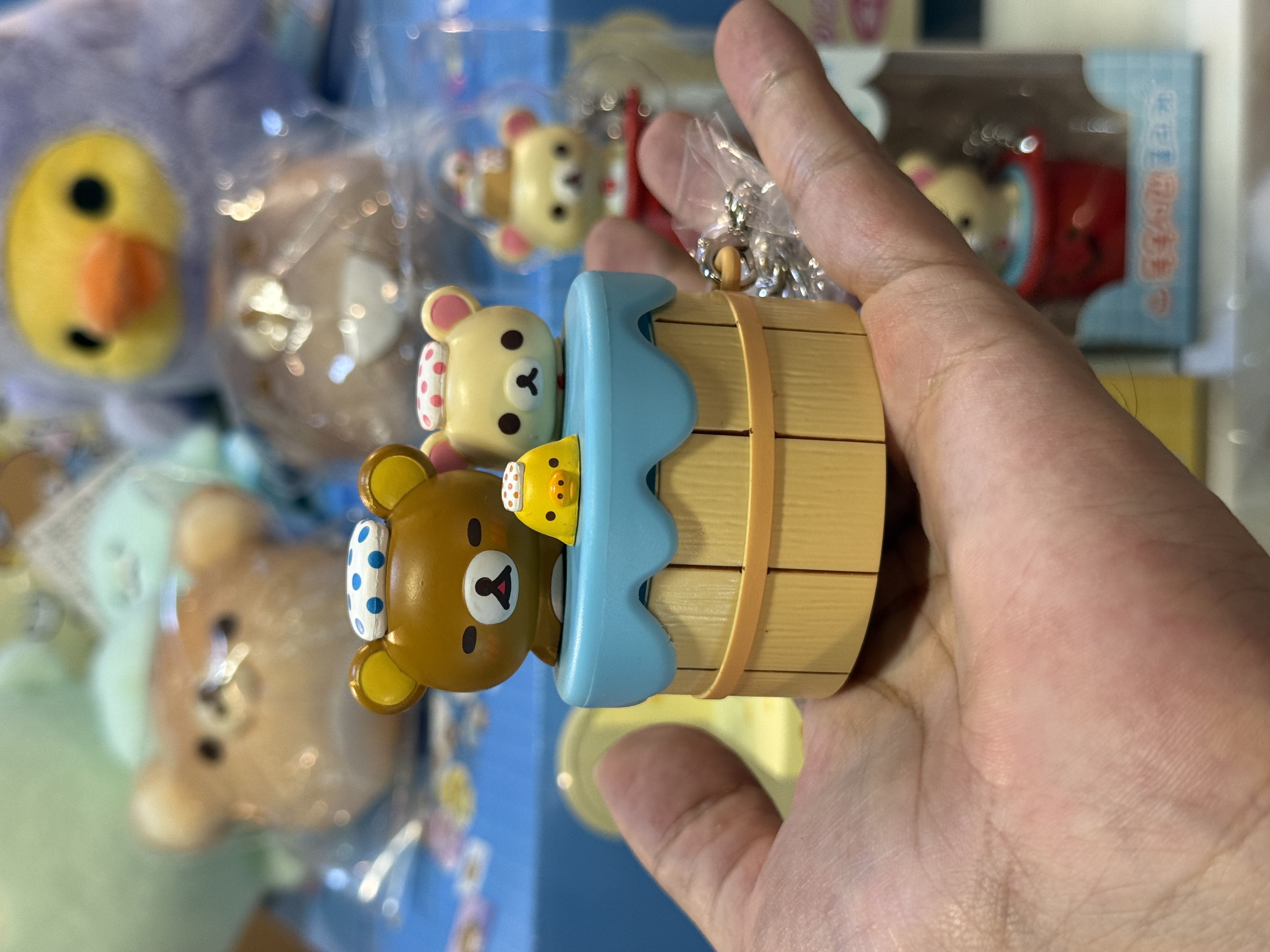 《現貨》全新韓國限定 Rilakkuma 澡堂系列匙扣