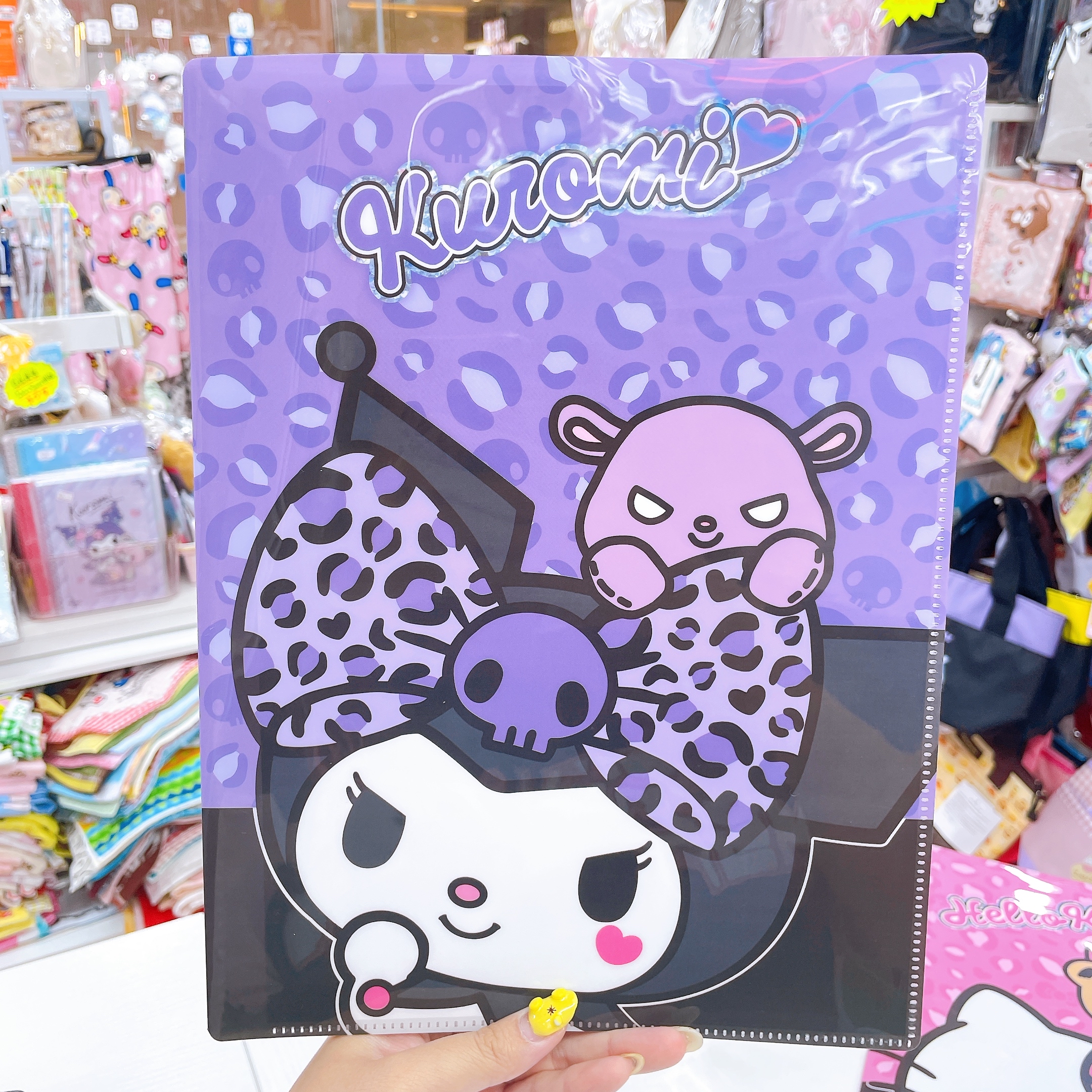 日本直送 Sanrio Hello Kitty Kuromi 豹紋系列文具產品