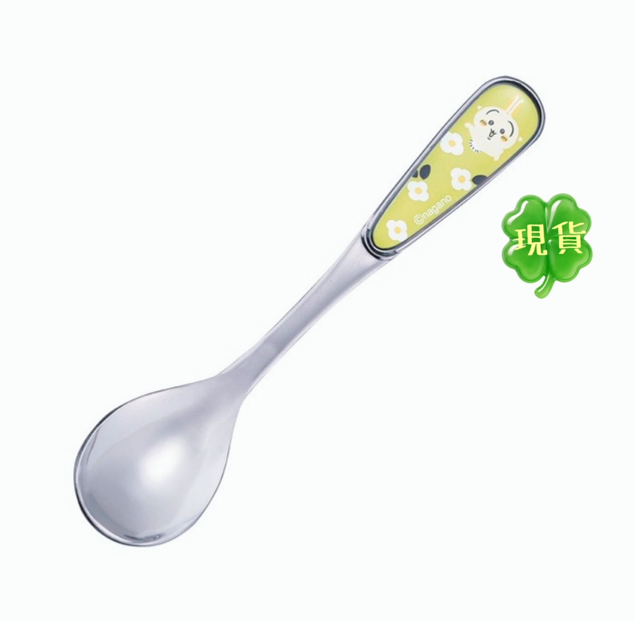 【日本製🇯🇵】Chiikawa Usagi兔兔🐰不鏽鋼花朵圖案湯匙