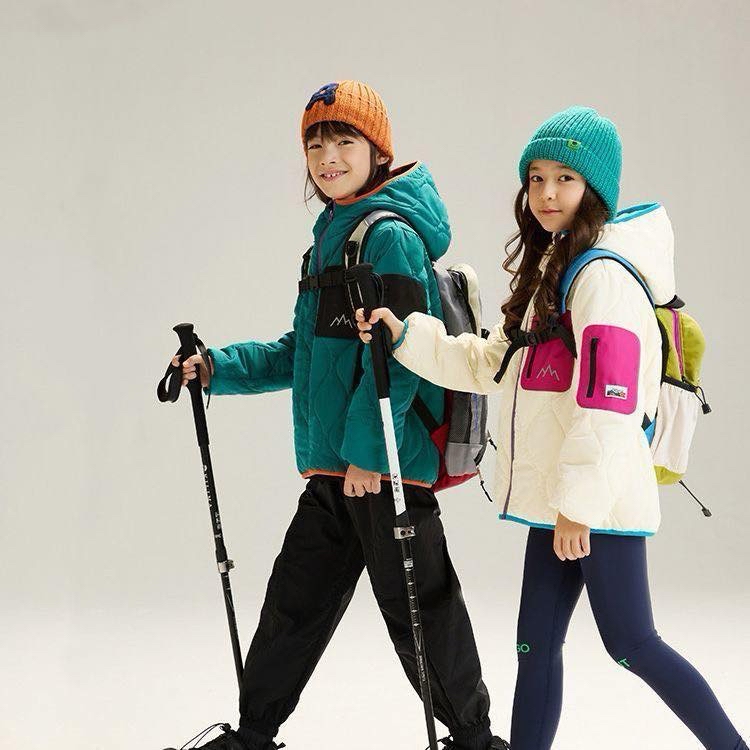 山系併色夾棉褸