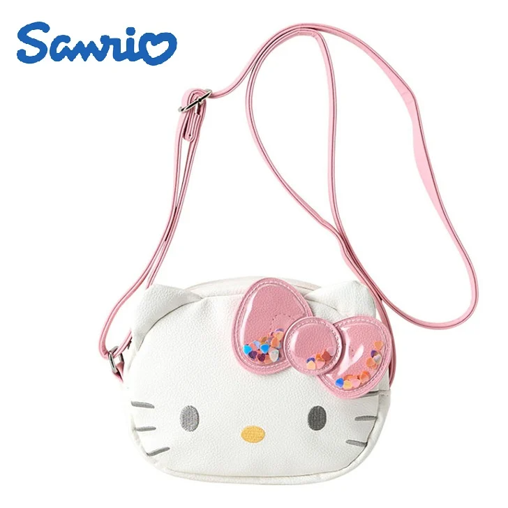 🆕【⭐訂購⭐】🇯🇵 日本直送 #Sanrio BIG FACE 閃片蝴蝶結🎀單肩包［4款選］🌀[PLJD-0198] [261101]
