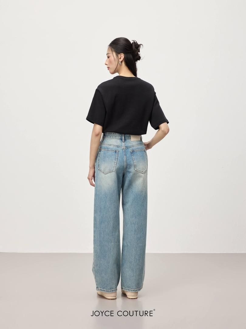 宽松绣鸭上衣 T0064