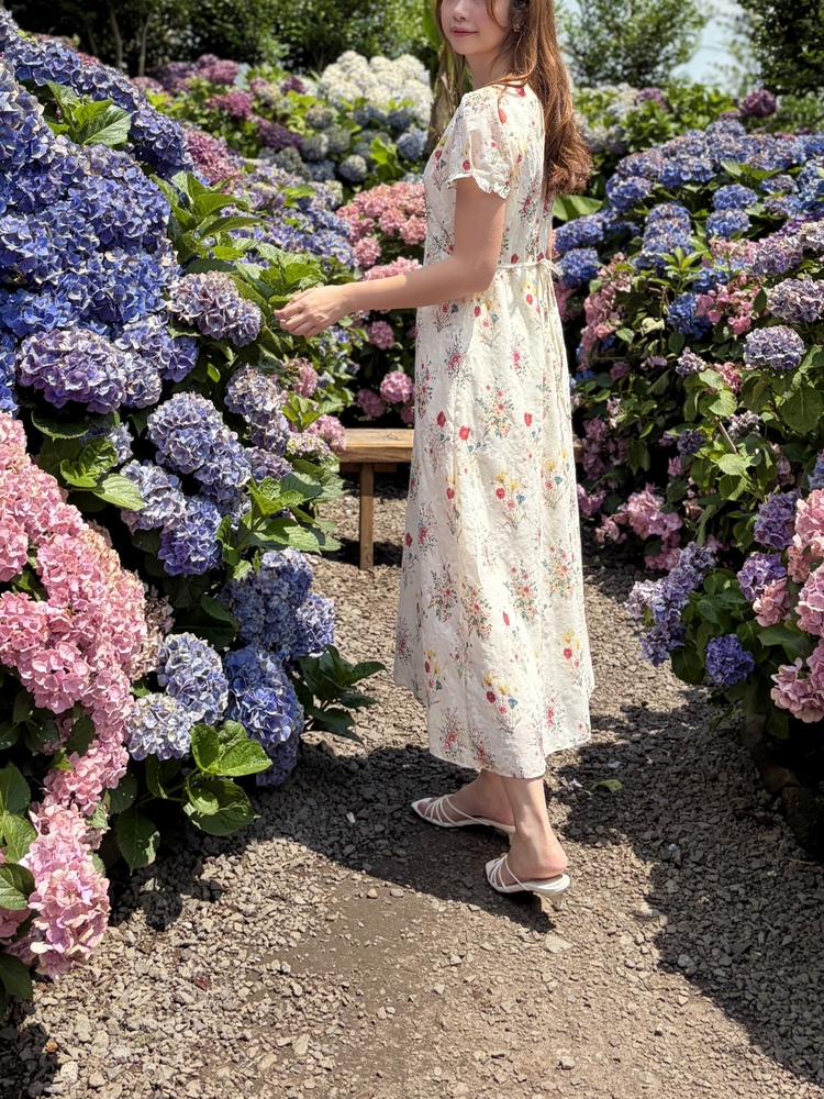 Premium Embroidered Floral Dress