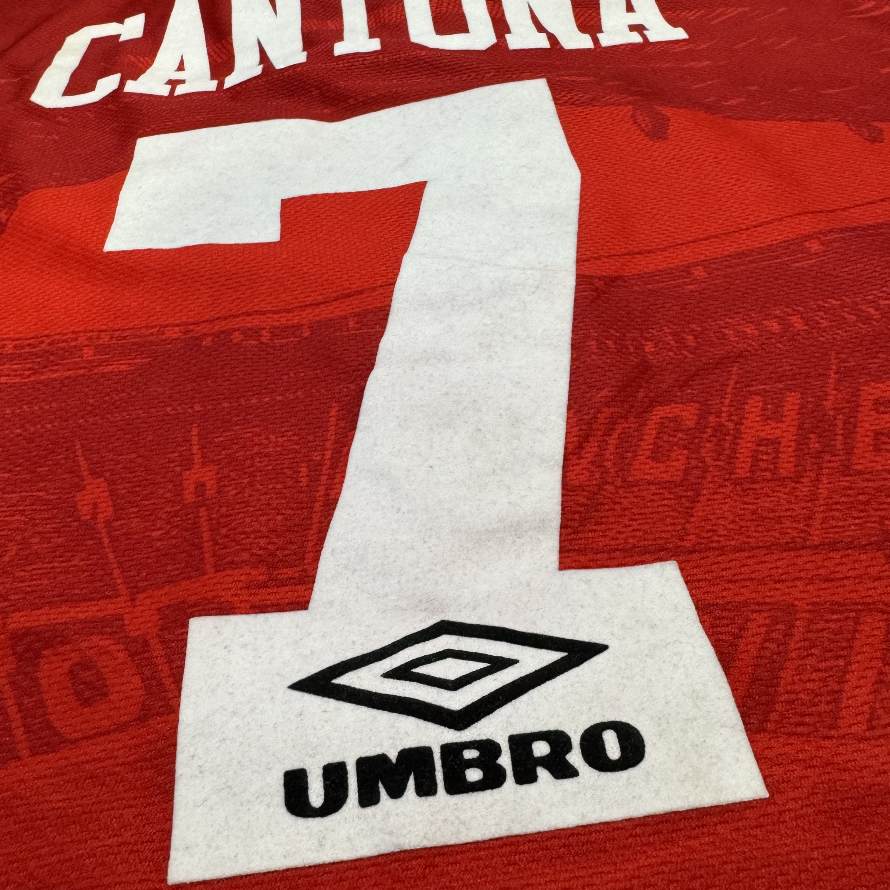 Manchester United 1996 FA cup final shirt  #7 Cantona 