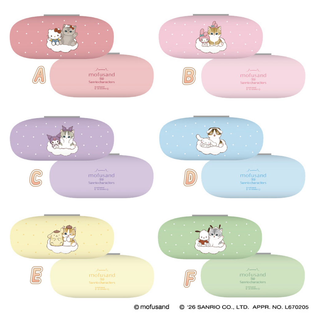 🎀【預訂】Sanrio x Mofusand 眼鏡盒