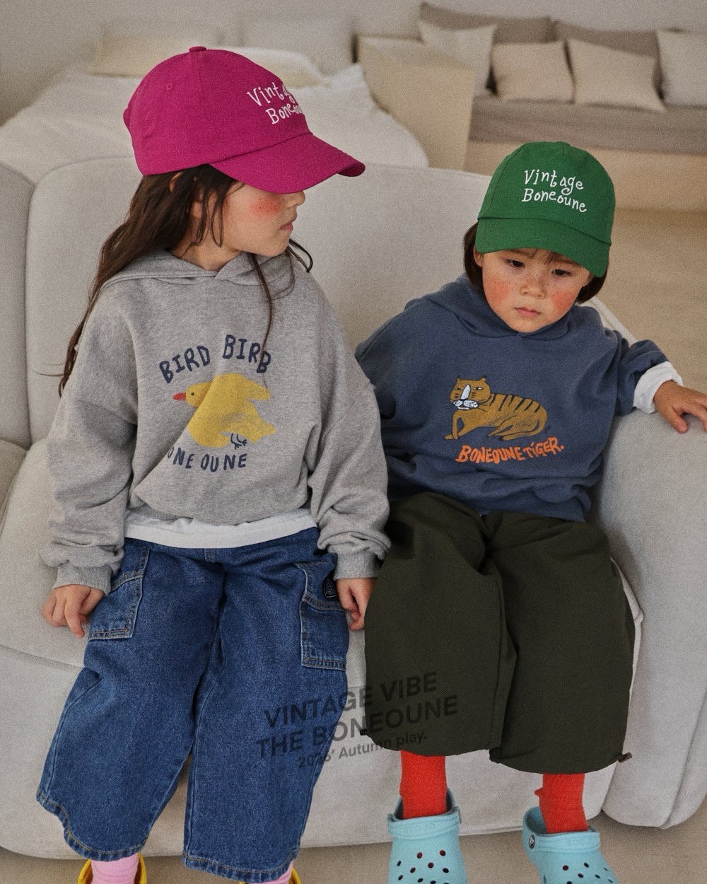 Boneoune | Bird Crop Hoodie