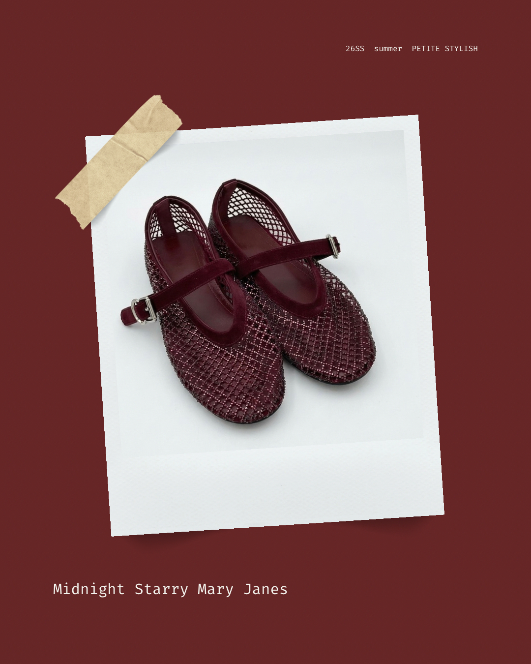 Midnight Starry Mary Janes