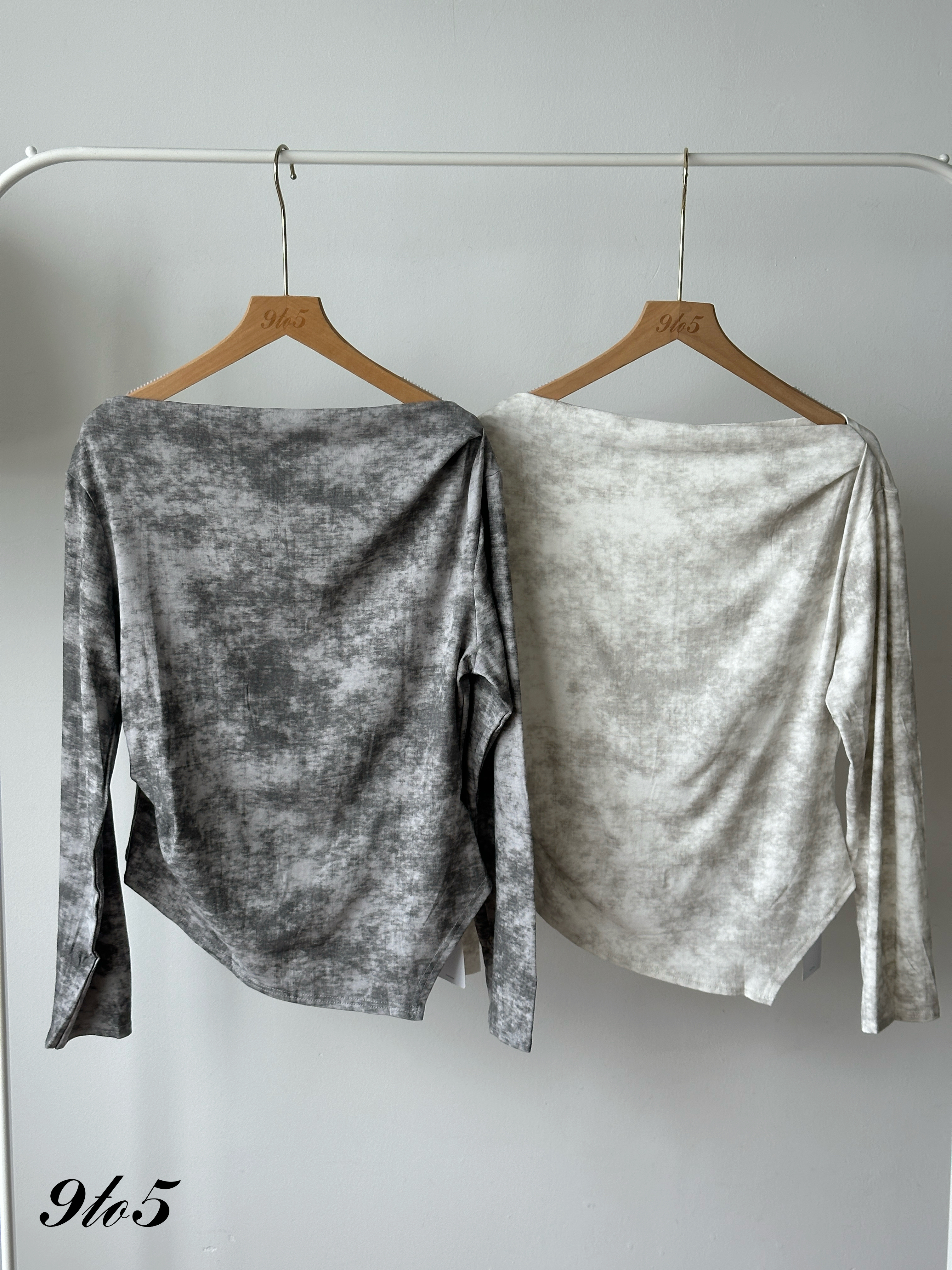 T4415 Long Sleeve Boat Neck Top - 4 Colors 