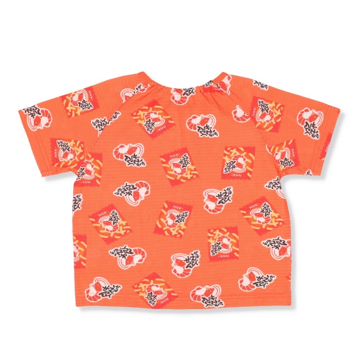 🇯🇵限量預訂 日本直送🇯🇵卡樂B蝦條包裝滿印短袖包腹家居服上下套裝