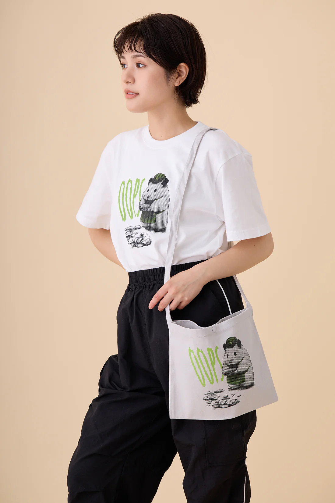 日本預訂📍助六之日常跌野樣短袖Tee