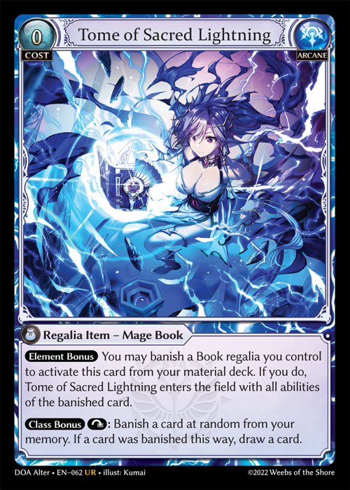Tome of Sacred Lightning / DOA-Alter-062 (UR)