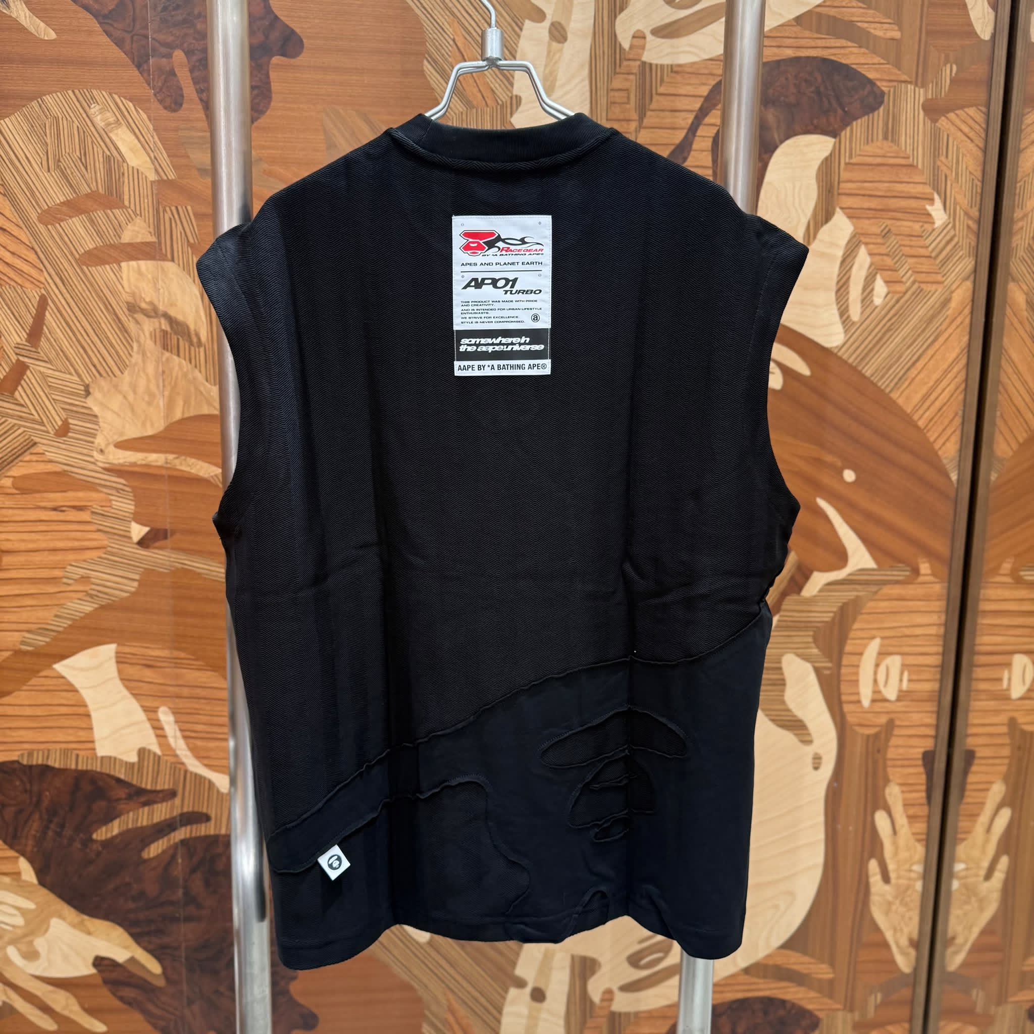 AAPE OVERSIZE fit Moonface tank top (1875) 寬鬆版