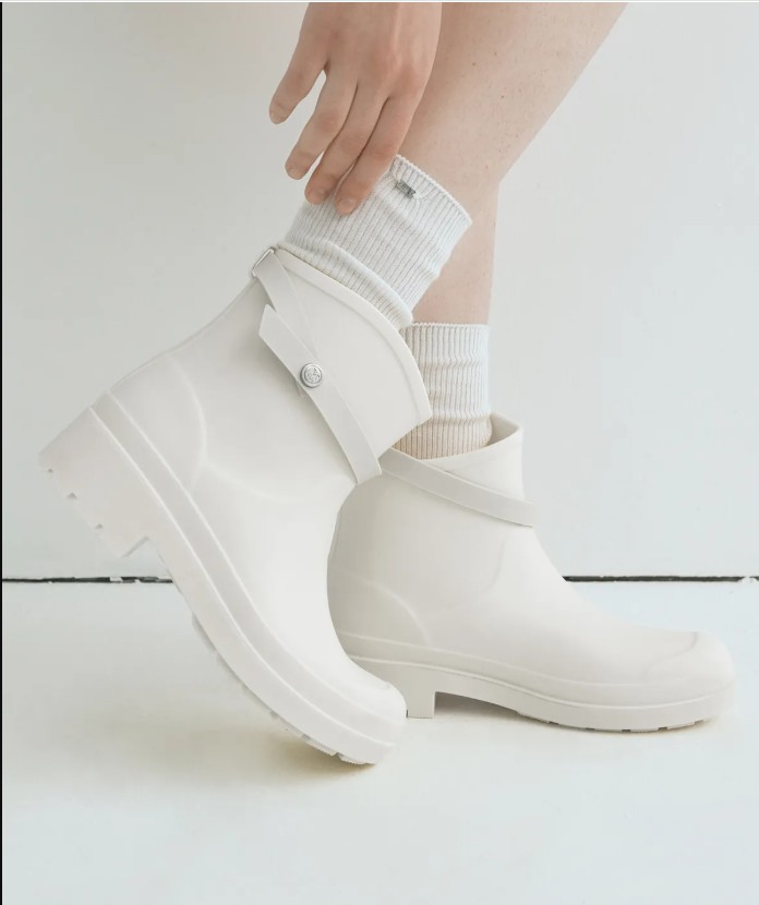 [ MONGDOL  ] Buckle Strap Rain Boots 短桶 水鞋]