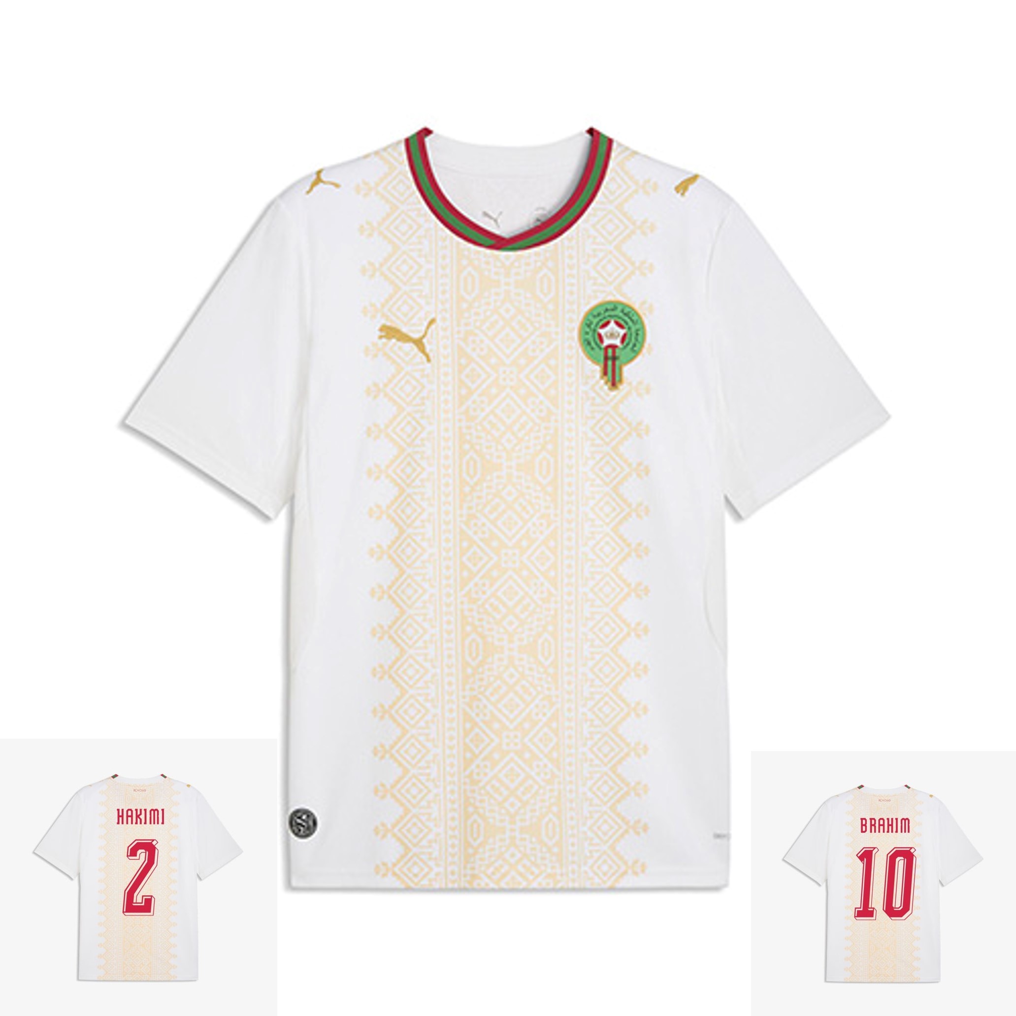 Puma Morocco 摩洛哥 2026-27 作客球迷版球衣 (可加印字) 783318