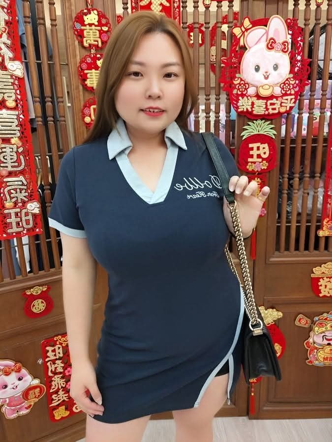 TW#5095 POLO 休闲T恤连衣裙（颜色随机）