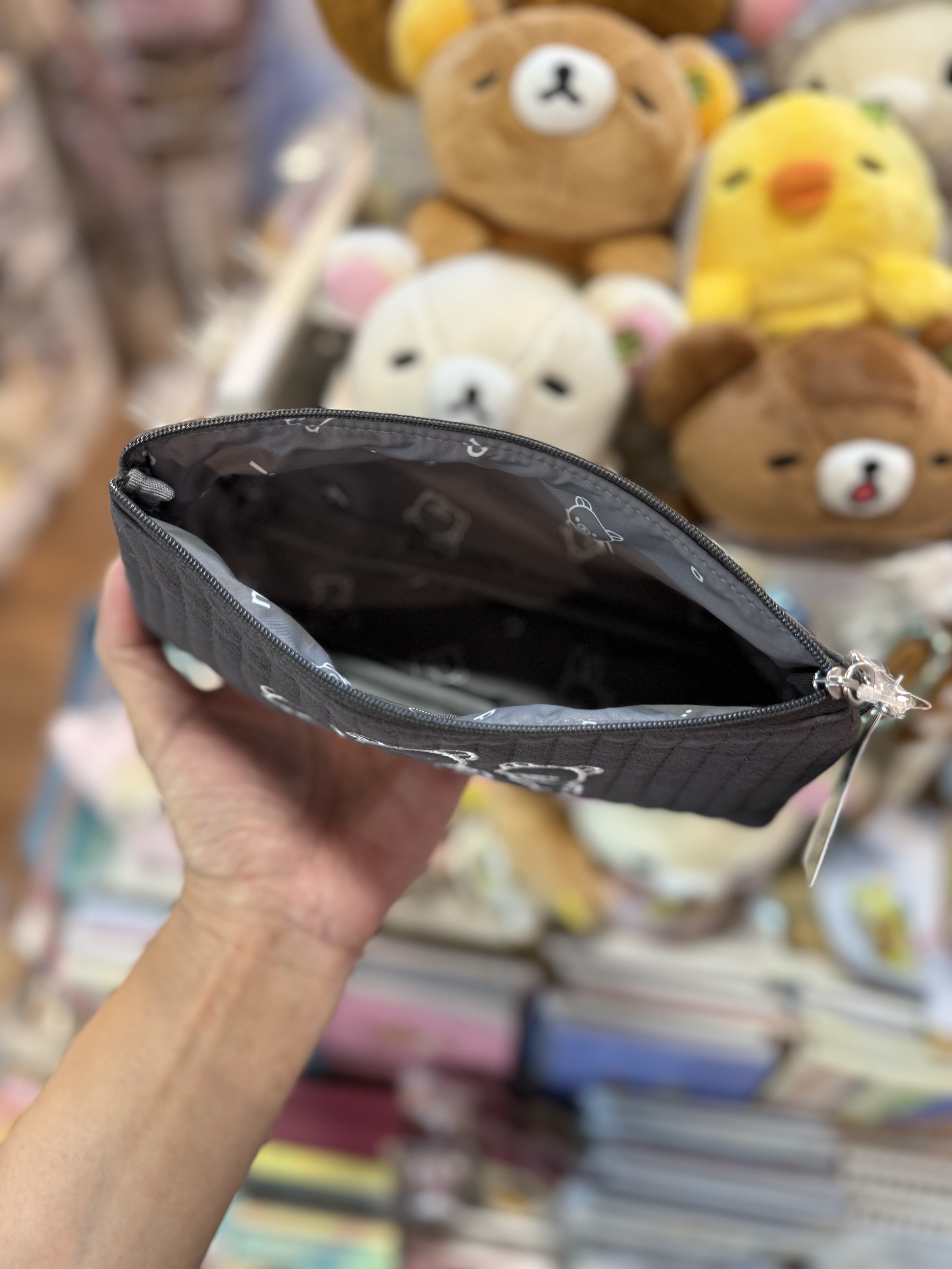 《現貨》全新Rilakkuma黑白造型筆袋