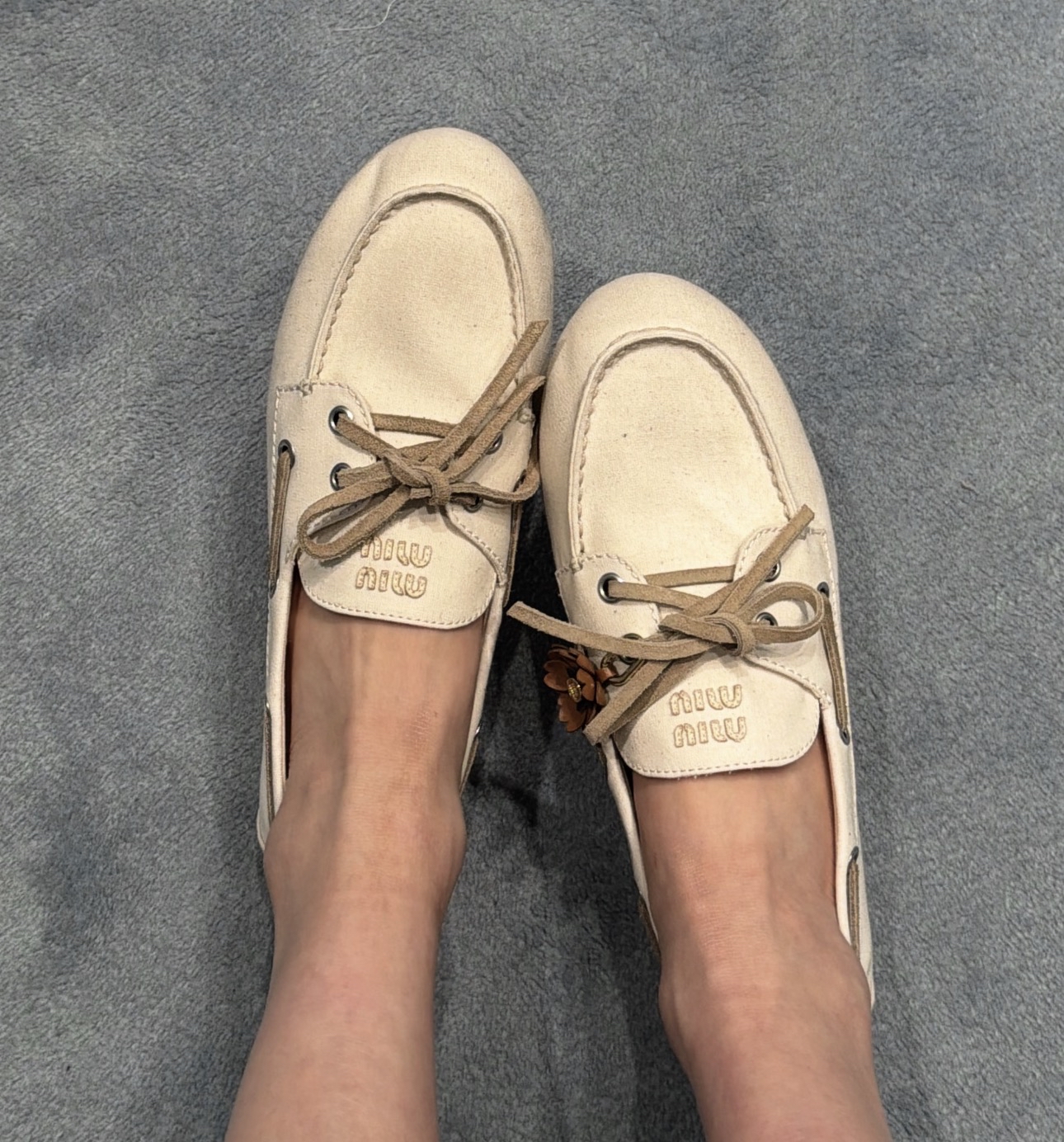 新款🆕 訂貨📮 MIUMIU 帆布帆船鞋 Size 36/36.5/37/37.5/38/38.5/39/40