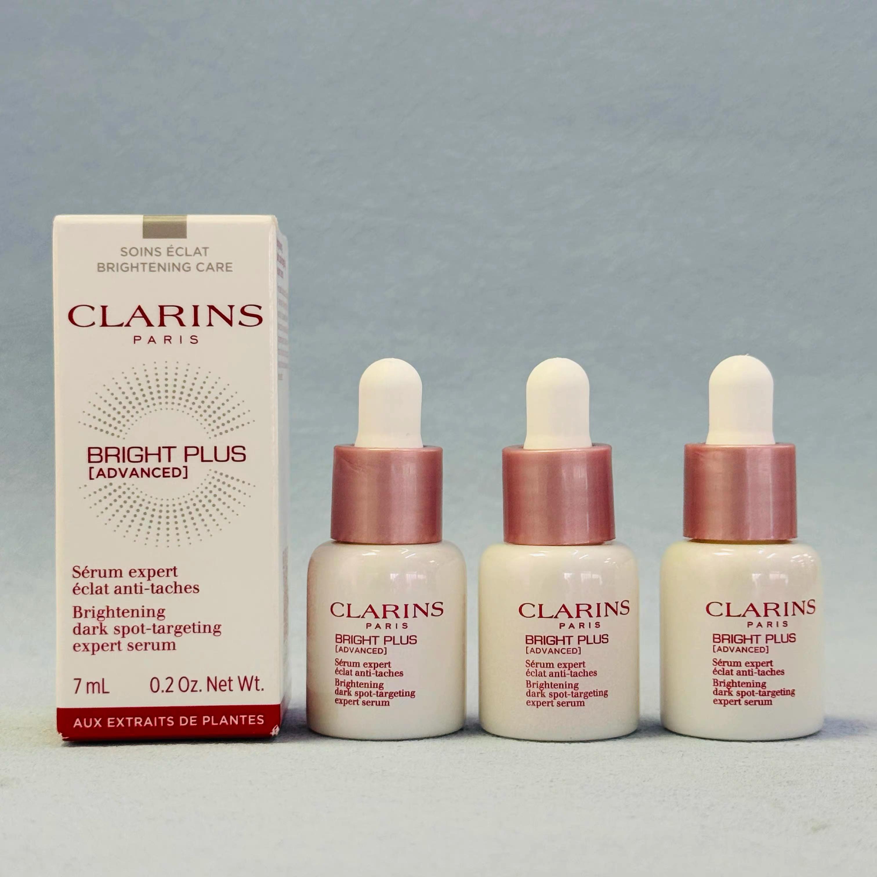 Clarins 氧氣亮白淡斑精華Bright Plus [Advanced] Brightening Dark Spot-Targeting Expert Serum）7 ml 