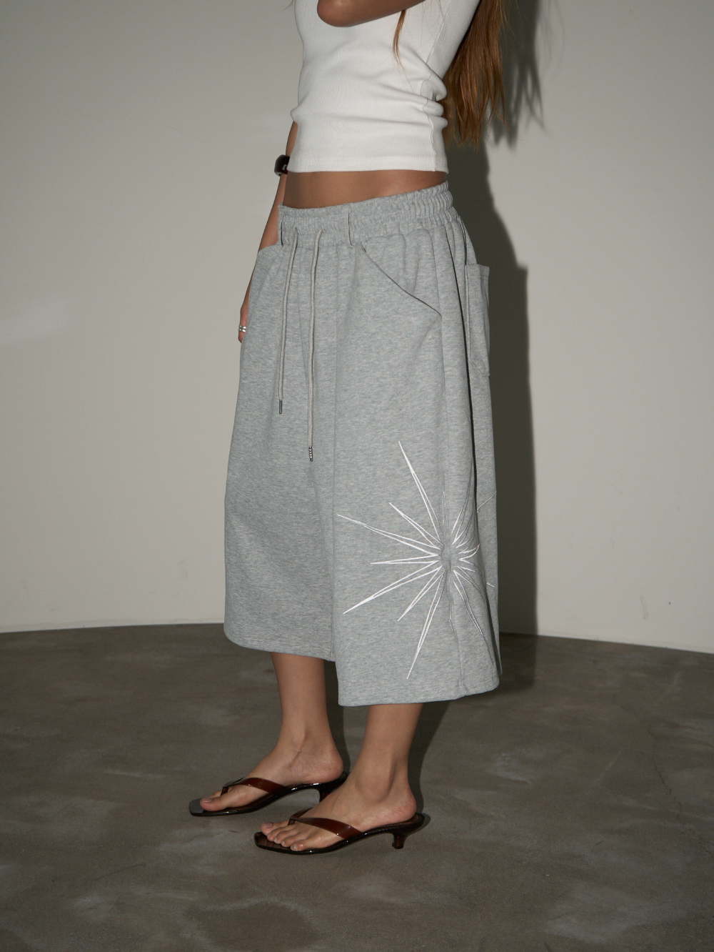 Graphic Star Bermuda Shorts