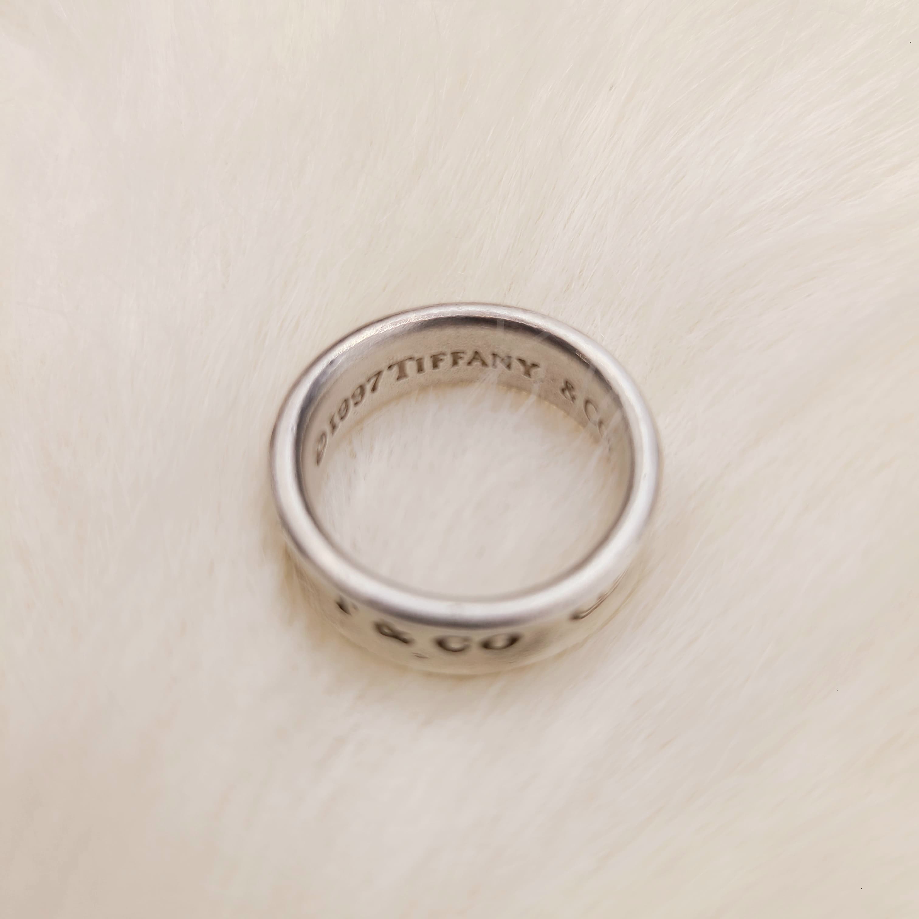 Tiffany & Co  1837 純銀戒指