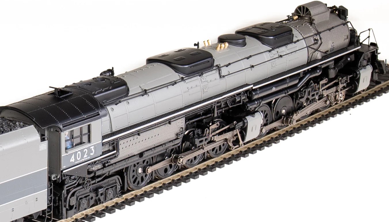 HO 1:87 BROADWAY LIMITED Bigboy Grey #4021 TTG DCC Sound and Smoke
