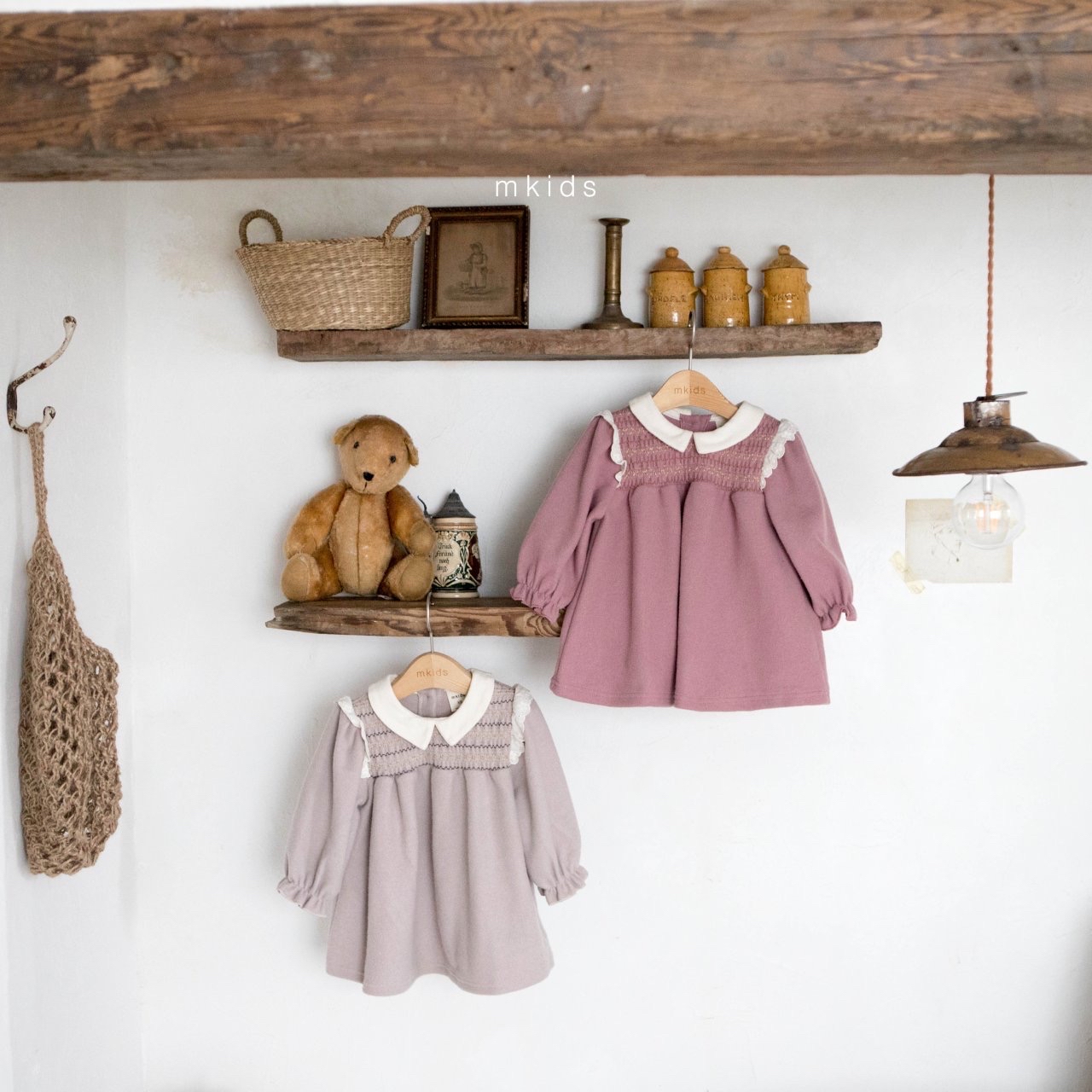 [現貨] 韓國M KIDS OPS 淺啡_L 3-4y