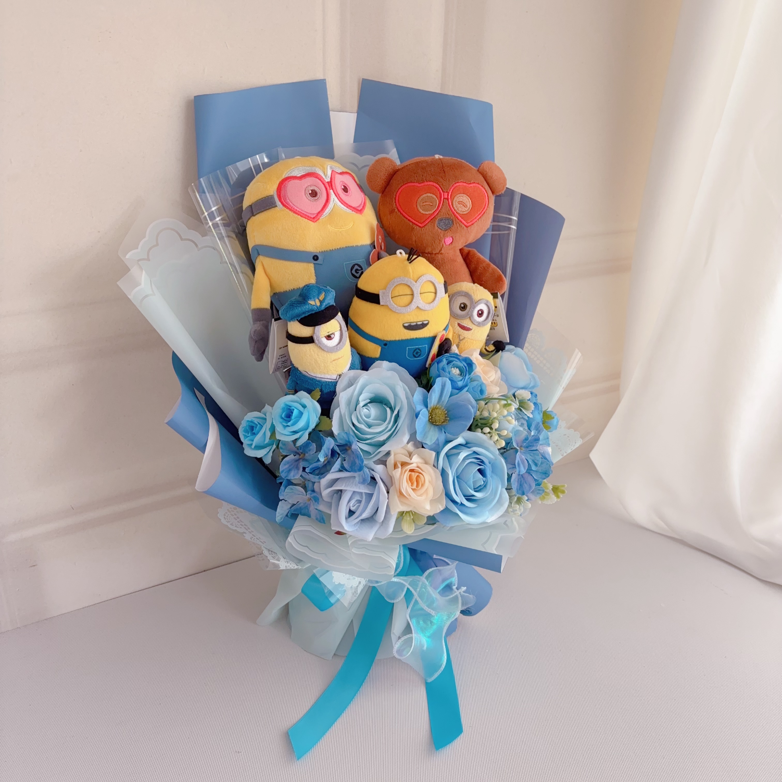 (現貨)Minions情人節花束