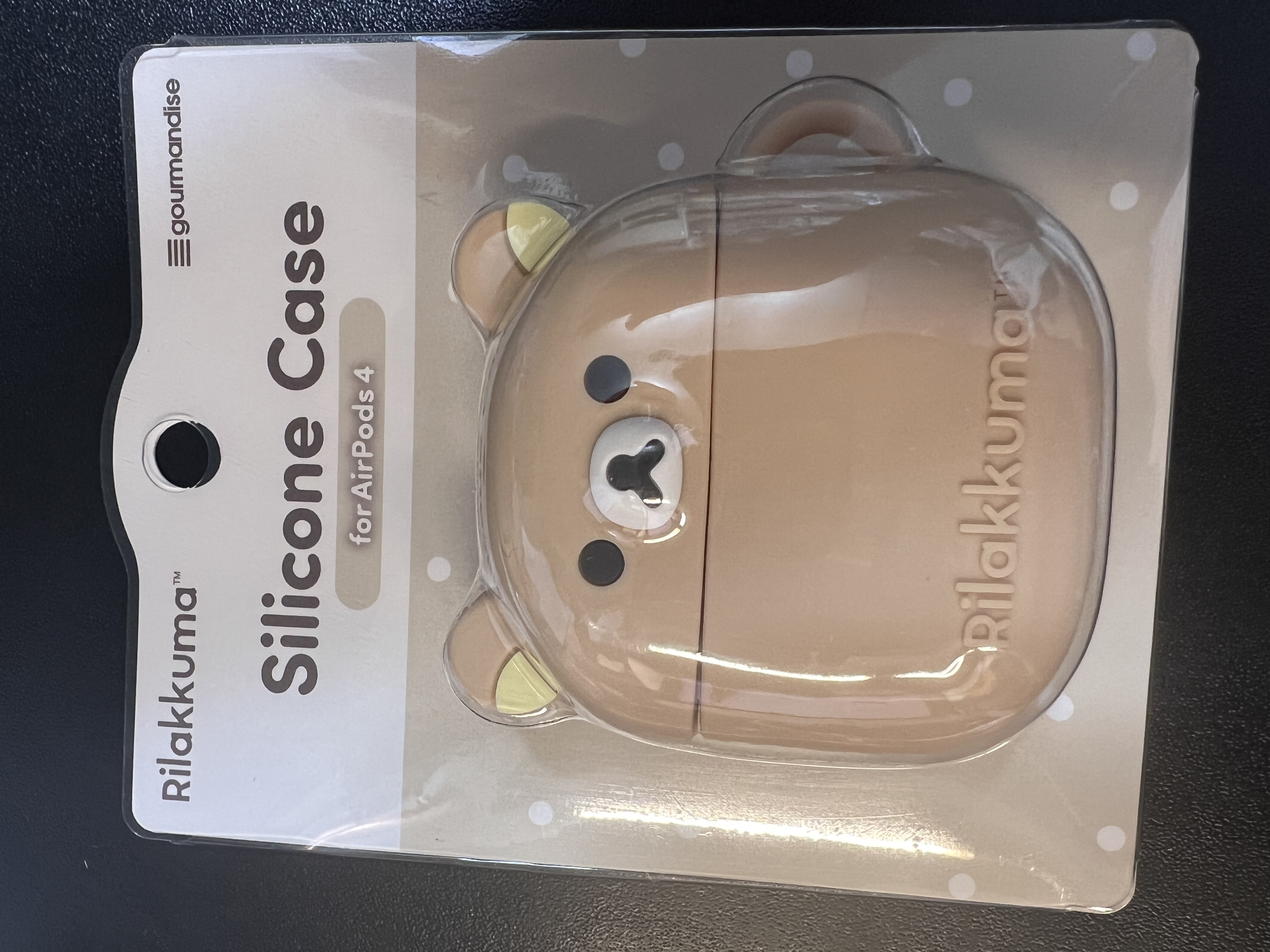 日本版 鬆弛熊 AirPods 4 專用矽膠保護套