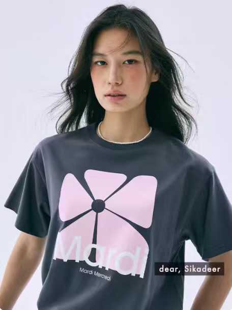 預訂 2026年夏季新品✨Mardi Square Flower短袖Tee [貨號26A324]