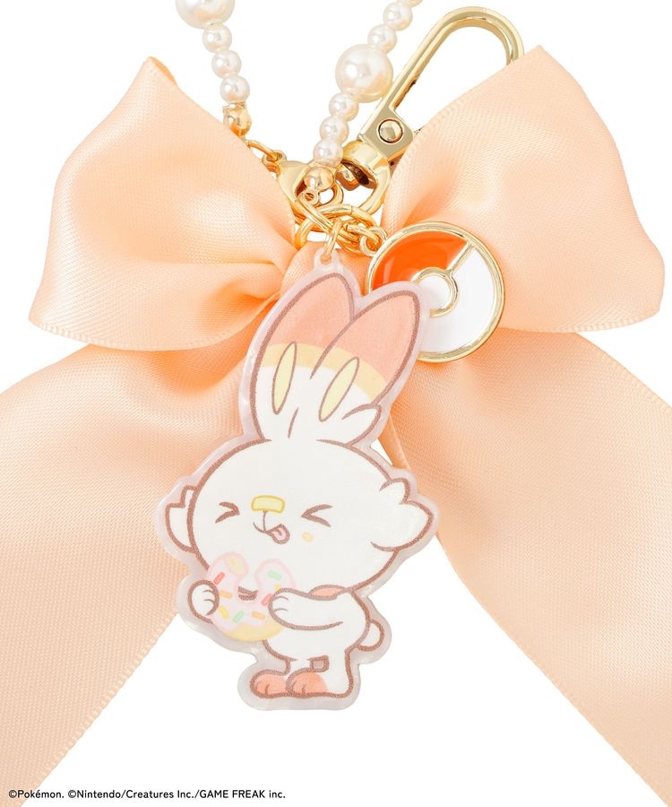 🎀【預訂】 PokePeace x Maison de FLEUR 絲帶掛飾 - Hibanny