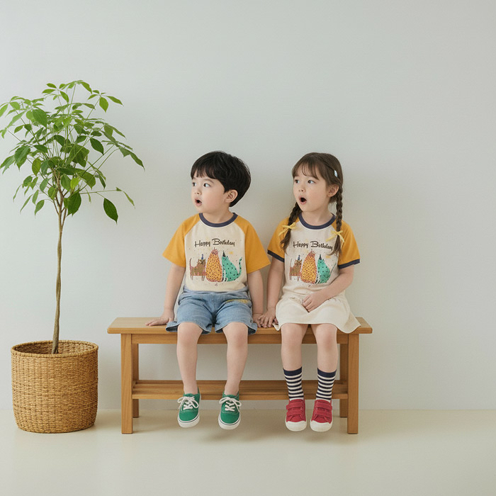 🇰🇷OrangeMom tee/裙