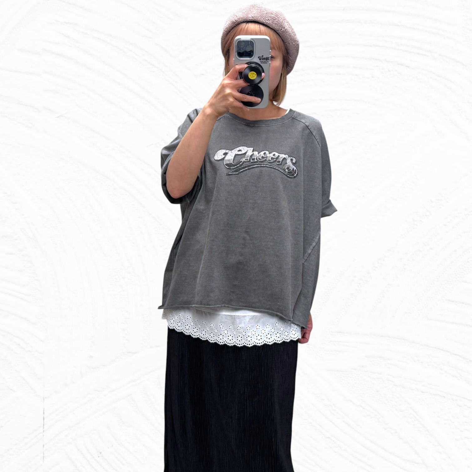 221282 “Cheers”腳開叉Tee