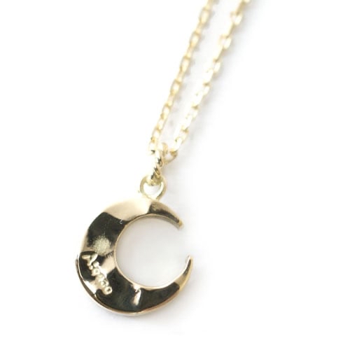 只按訂單生產~Atease LIMITED MOON NECKLACE / K18 pre order /訂購