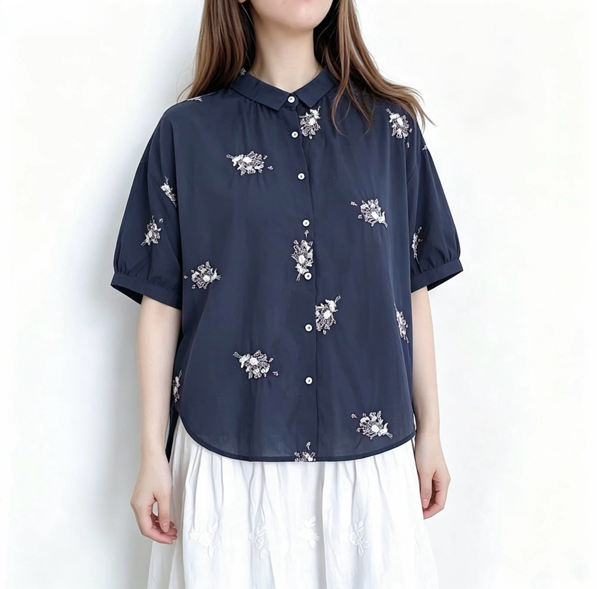 ☀️夏日優惠☀️ 日系刺繡花Top