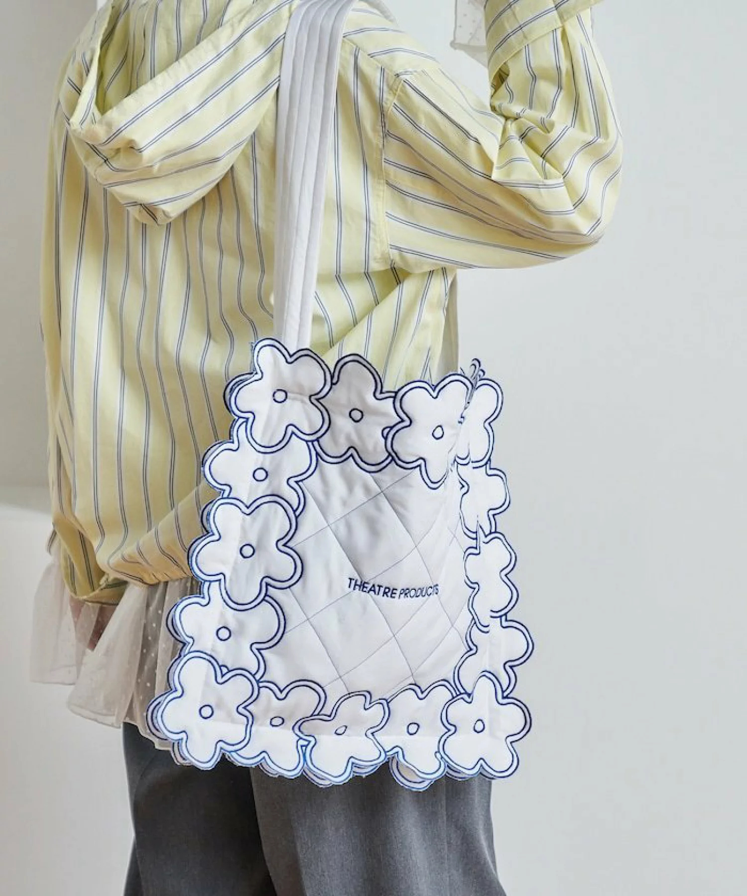 日本預訂📍日本限定THEATRE PRODUCTS花花邊圖案Tote Bag 不包郵 2026年4月上旬出貨