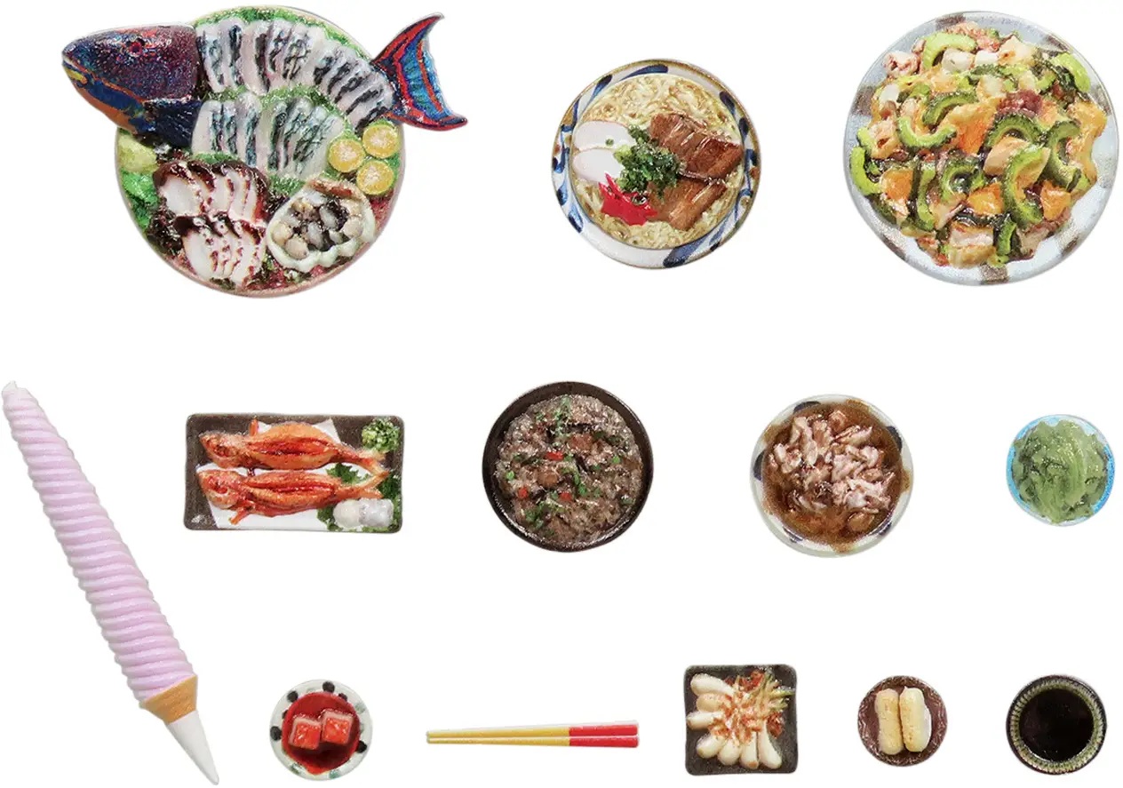 1/12 Puripura Food for Figures Vol.11 Okinawan Cuisine