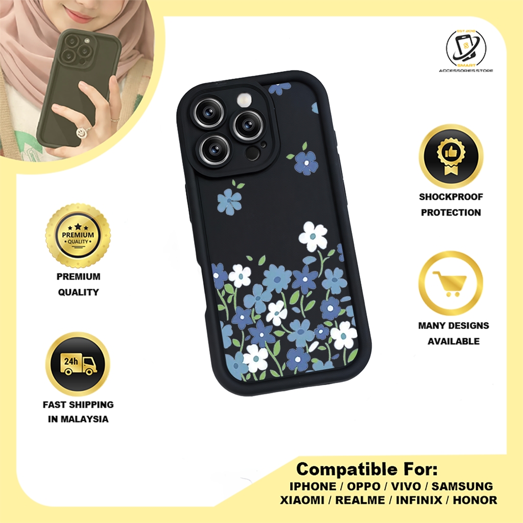 TPU DESIGN CASE PHONE FOR OPPO - DESIGN FLOWER C