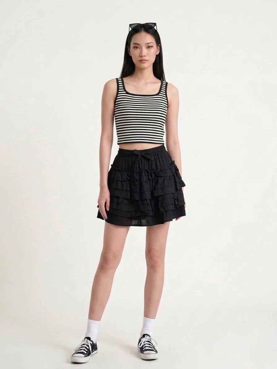 W6001 - Lyra Ruffle Skirt