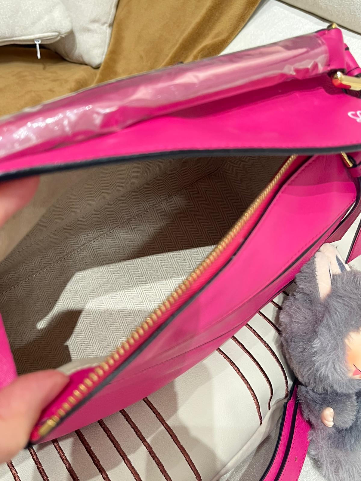 Loewe puzzle small calfskin 100%Authentic,95%new ✅strap✅dust bag