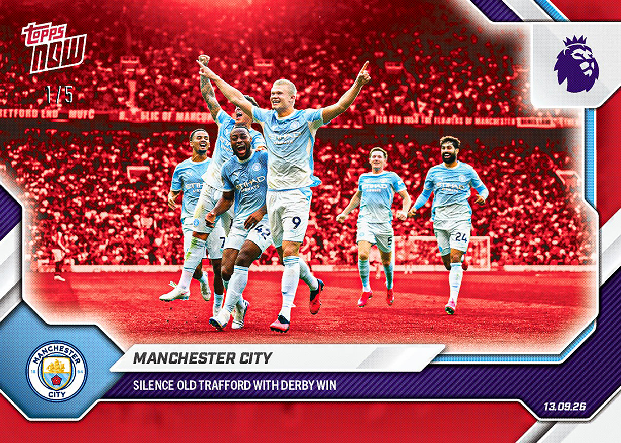 Manchester City - 2026-27 Premier League Topps NOW® #Card 29【團購】
