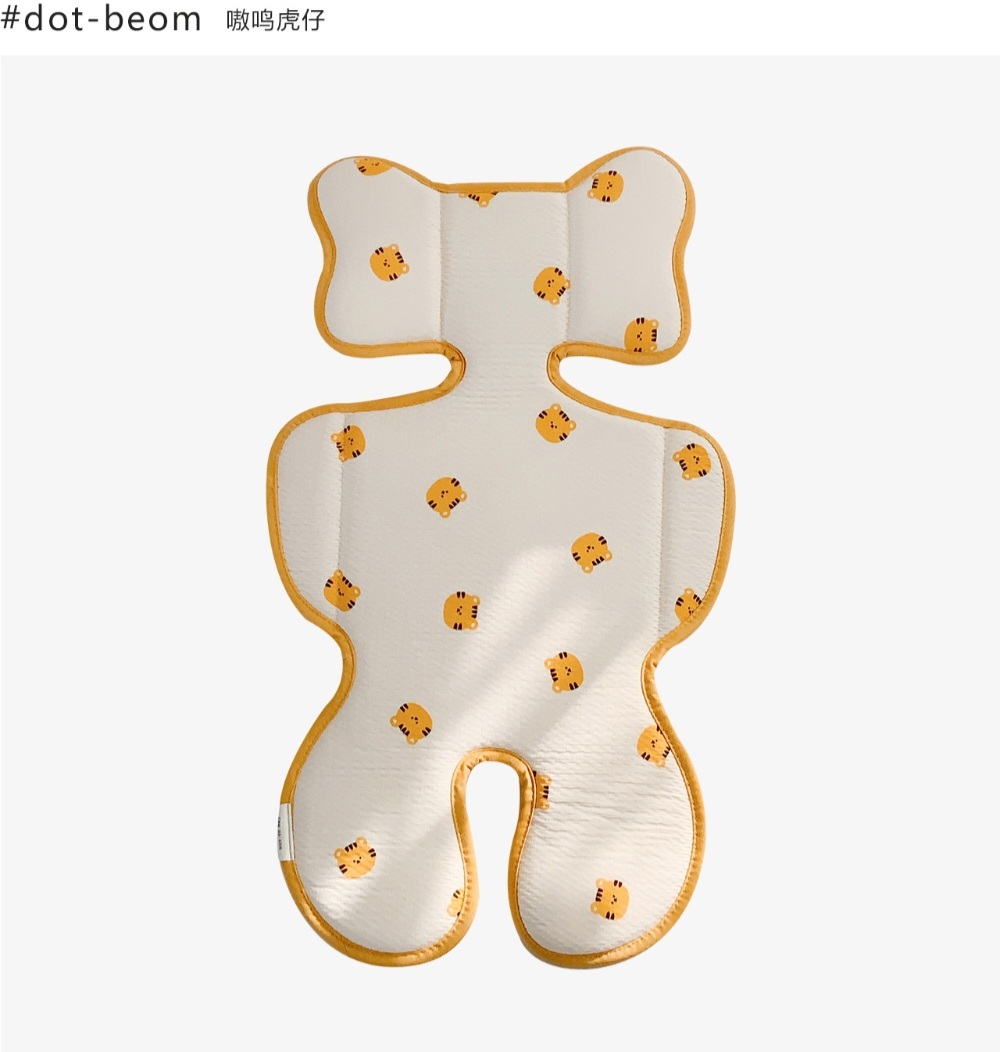 dot to dot 圓圓臉印印透氣散熱嬰兒車墊
