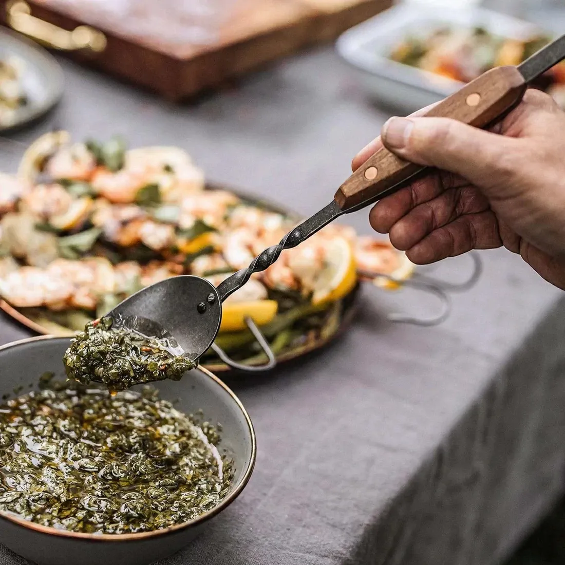 Barebones Cowboy Grill Chef Spoon 長柄湯勺