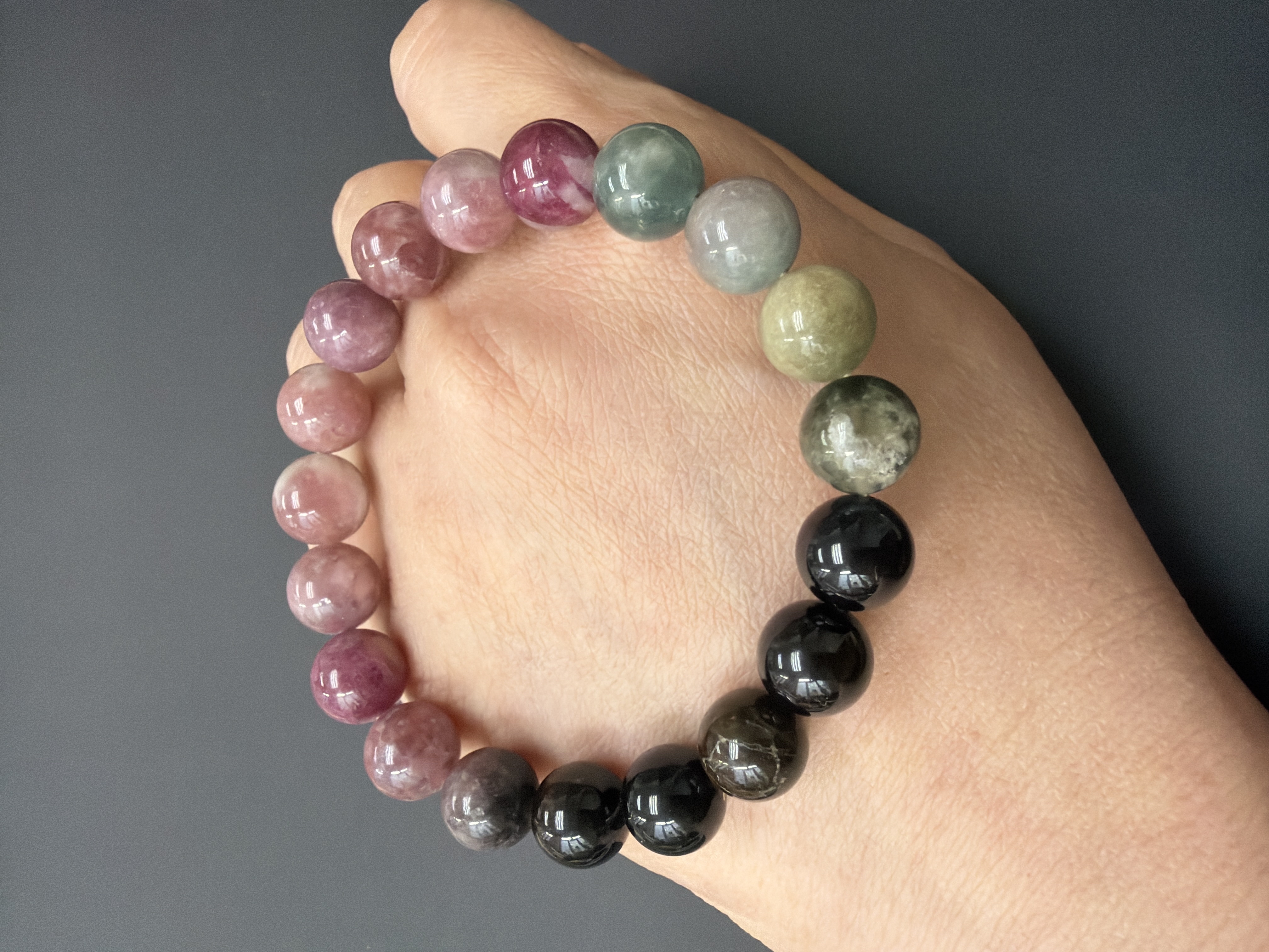 9.9mm 老礦碧茜手串