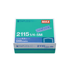 Stapler Bullet 2115 1/4-5M/Max/Peluru Pengokot/Staples