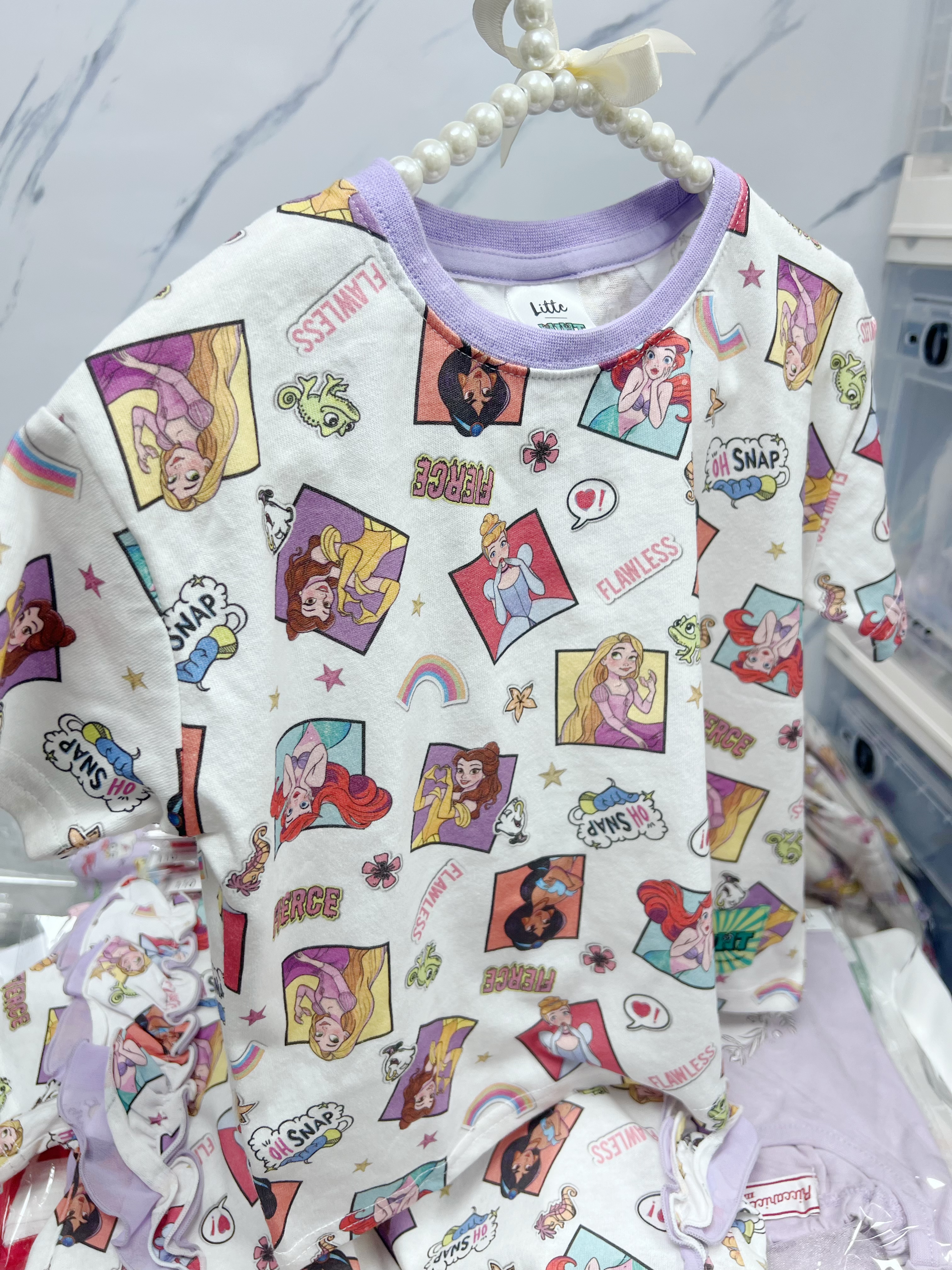 ▫️現貨▫️Littc x Disney 公主滿印衫Size90