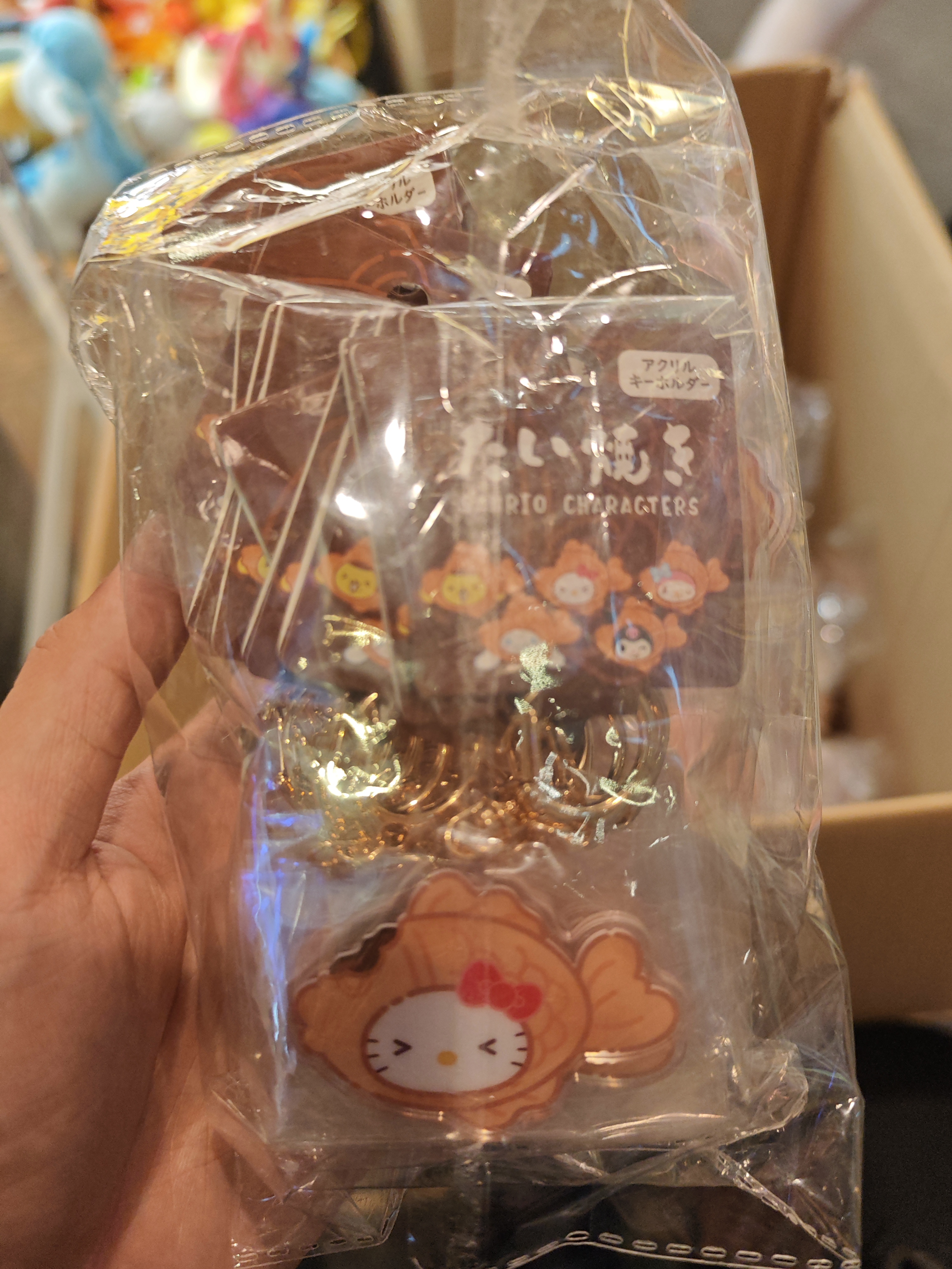 Sanrio-鯛魚燒亞克力掛件 -Hello Kitty